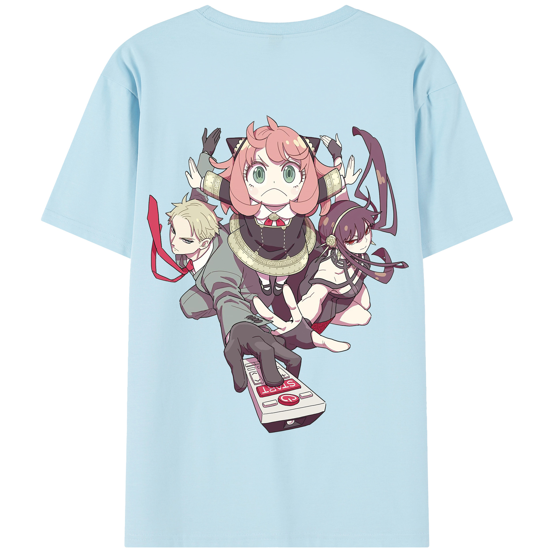 （画像用） SPY×FAMILY间谍家家酒 綿100％半袖Tシャツ（背面プリント）